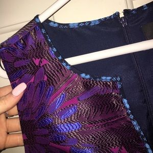 Purple floral jcrew dress